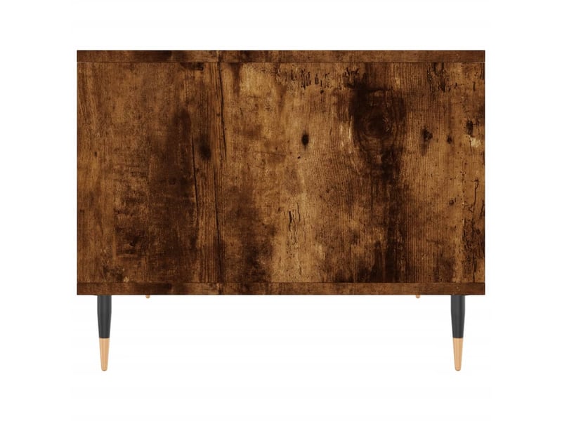  Table basse | table de salon chêne fumé 60x50x40 cm bois d'ingénierie  - Conforama E