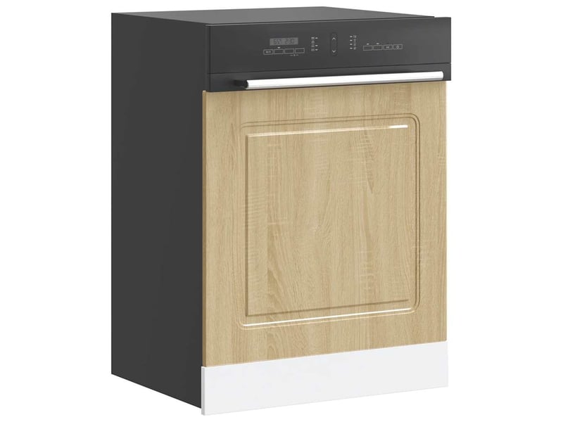  Panneau de lave-vaisselle kalmar chêne sonoma 60x1,5x57cm  - Conforama C