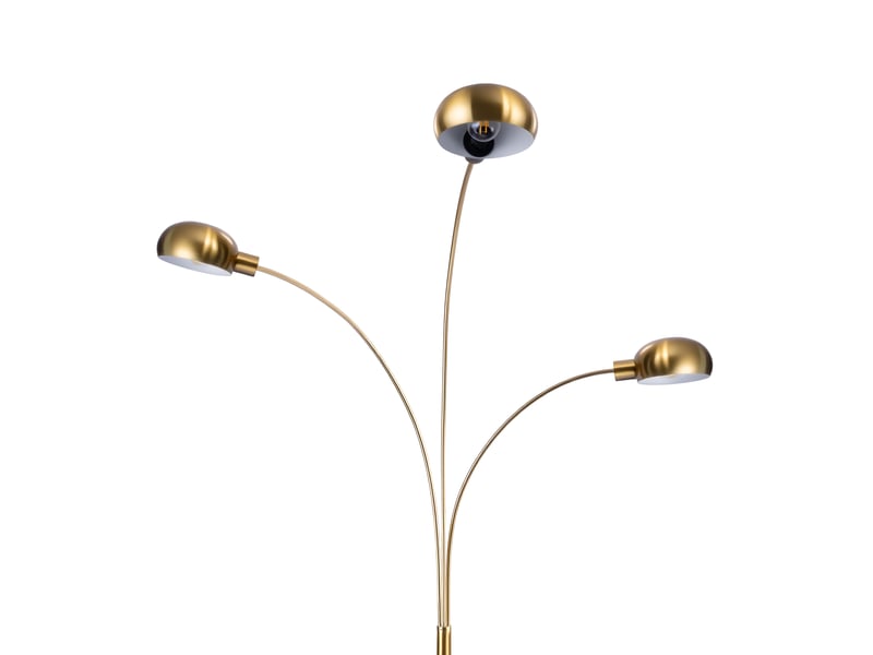 Lampadaire Métal 190 cm doré ROMA - Conforama K