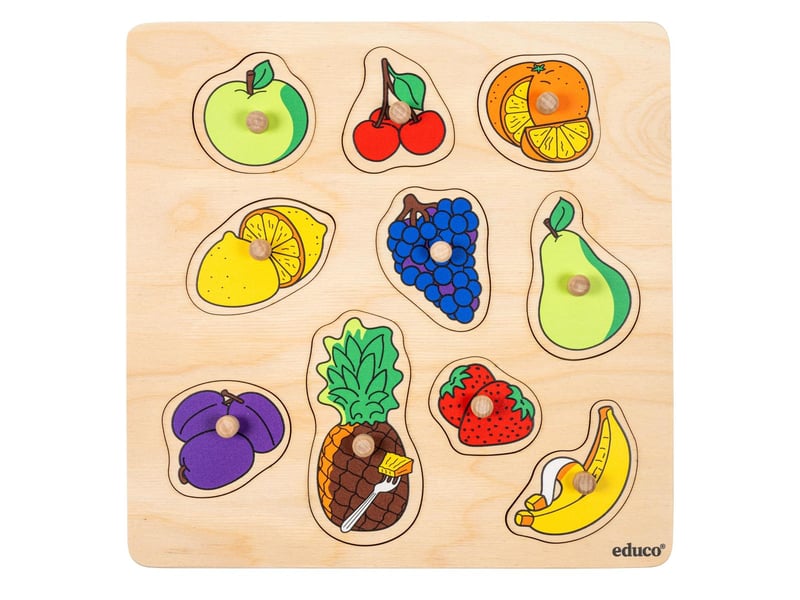 Educo fruits  10 pièces de puzzle 8719924041069 - Conforama B