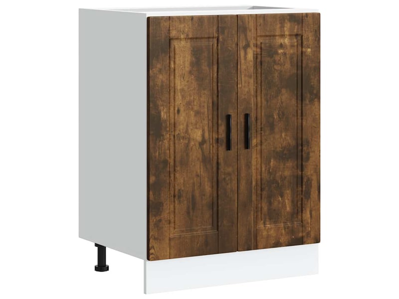 Meuble de rangement, armoire de cuisine porto chêne fumé bois d'ingénierie shl1379 - Conforama A