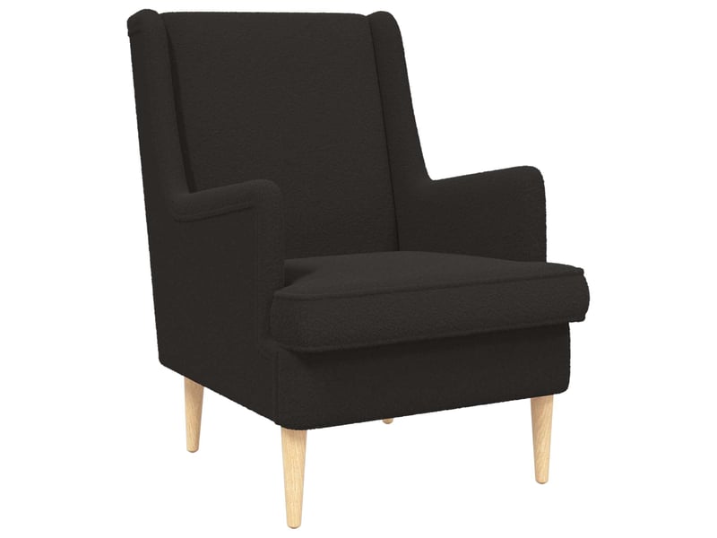  Vidaxl fauteuil noir tissu  - Conforama A