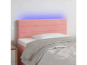 Tete de lit A poser largeur 90 cm rose
