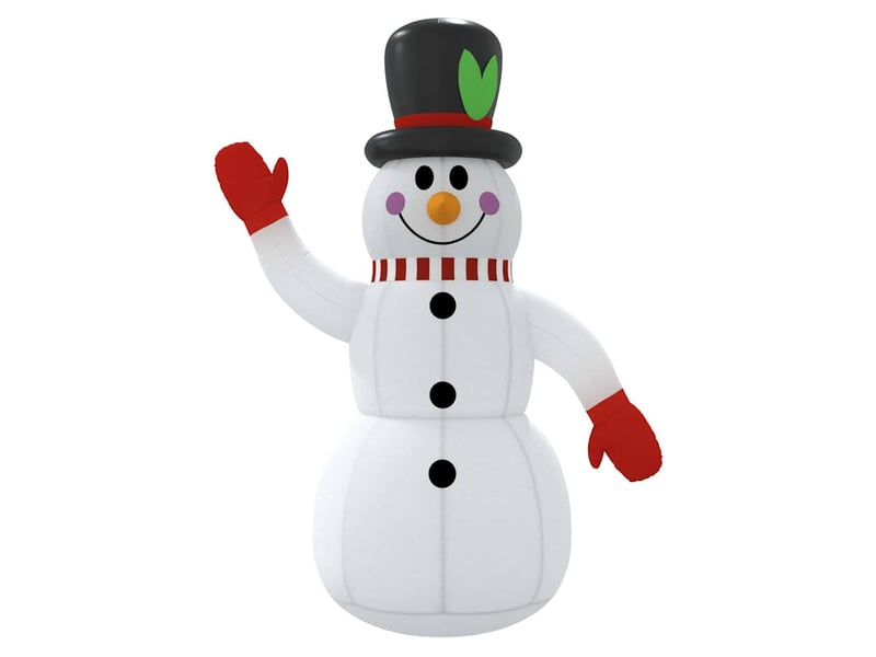 Bonhomme de neige gonflable avec led 120 cm cf62131 - Conforama D