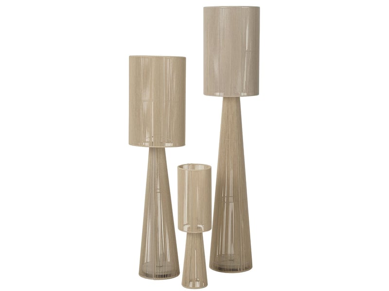  Lampadaire design corde tova 140cm beige  - Conforama C