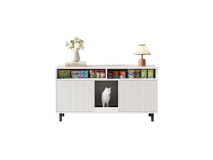 Armoire <strong></strong> <strong></strong> coloris blanc largeur 120 cm