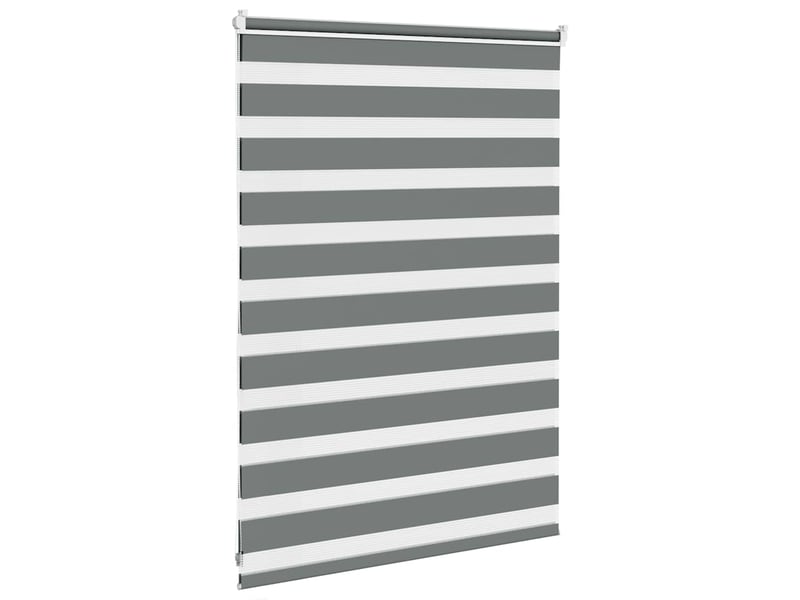  Store zèbre, store de fenêtre gris foncé largeur du tissu 105,9 cm polyester cf48547  - Conforama D