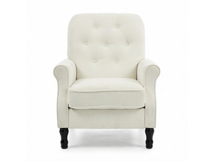 Fauteuil fixe Polyester beige vendu A l'unité