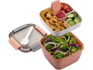 1.5l-lunch box aveccompartiment de subdivision,boite repas adultesenfants,bento lunch box durable,lunch box salade boîtes repas micro onde pour les v