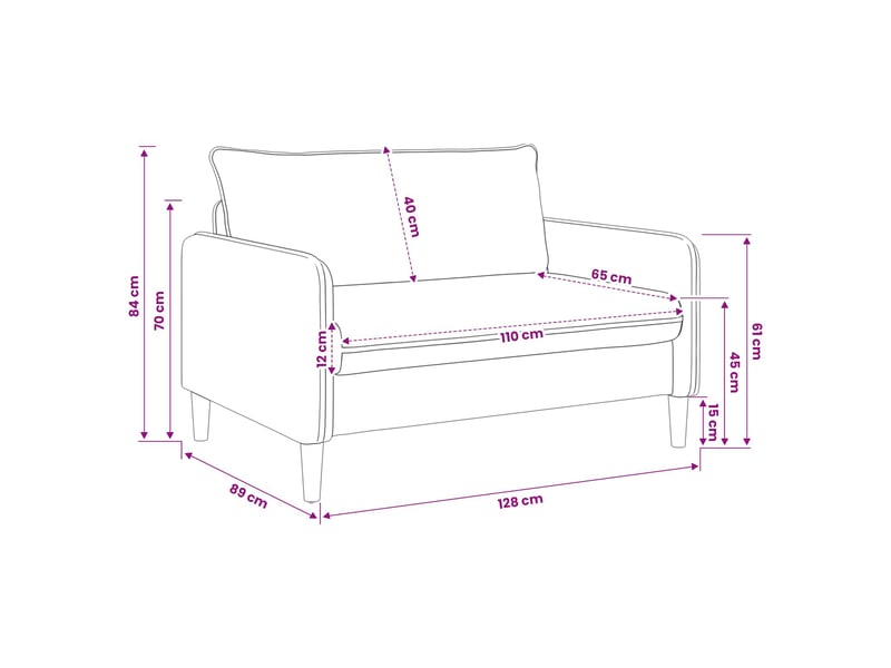  Vidaxl fauteuil xxl rose bouclé  - Conforama C