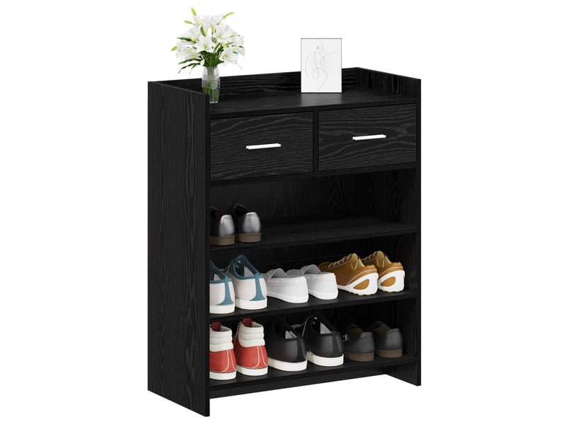  Meuble à chaussure, cabinet à chaussures 73,5x36x92 cm bois d'ingénierie shl9661  - Conforama C