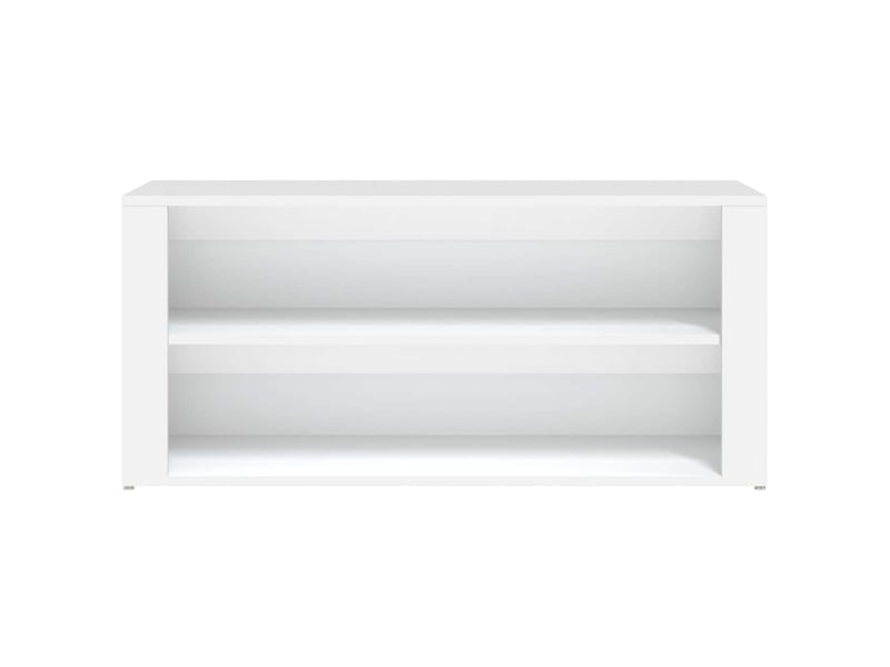  Meuble à chaussures, étagère à chaussures blanc 100x35x45 cm bois d'ingénierie  - Conforama E