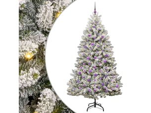 Sapin de noël, arbre de noël artificiel 210 cm 300 led blanc chaud shl5327