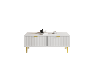 Table basse  coloris bicolore <strong></strong> <strong>100x50x40cm</strong>