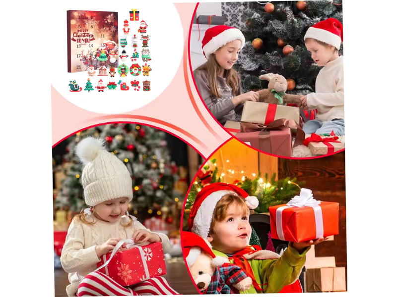 Calendrier de l'avent 24 jours – boîte surprise avec jouets anti-stress à presser, pour enfants et adultes - Conforama D