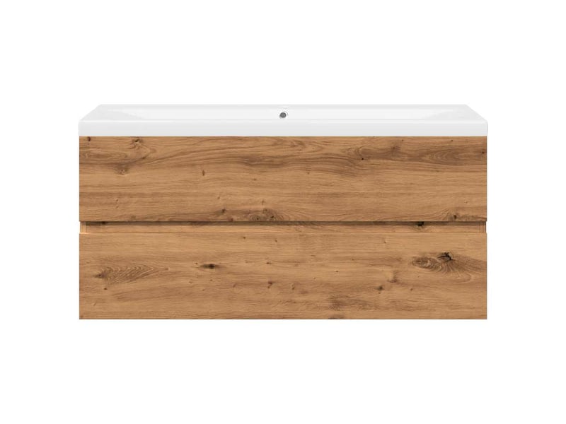 Armoire lavabo avec bassin intégré chêne artisanal shl4150 - Conforama E
