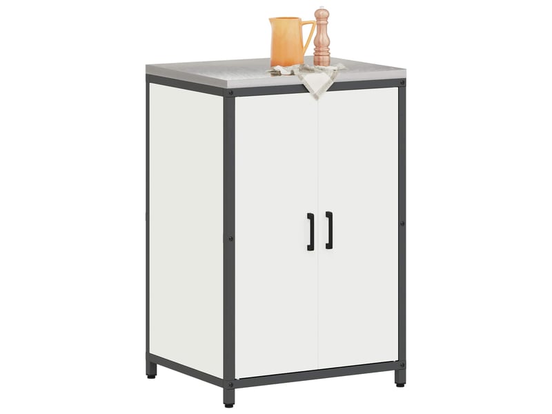  Meuble de rangement de cuisine hattem blanc 60x50x92cm  - Conforama C