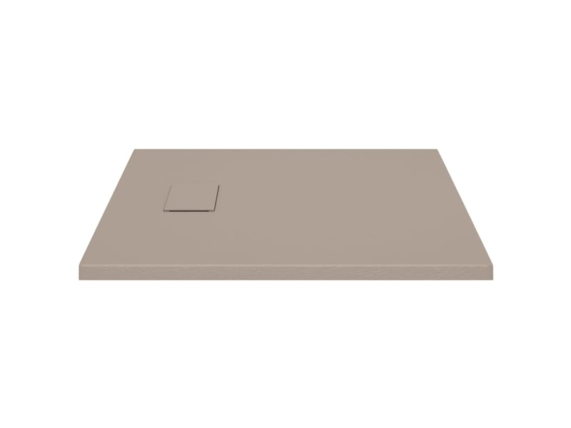  Receveur de douche base de douche bac de douche réceptacle de douche salle de bain toilette salle d’eau maison intérieur smc 80x80 cm marron 02_0001964  - Conforama D