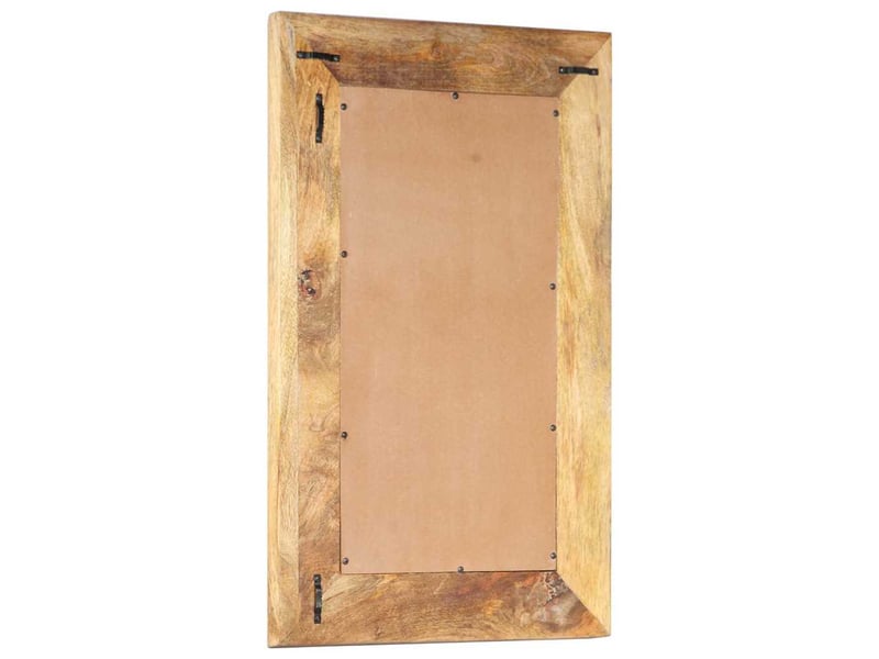  Miroir, miroir décoratif sculpté à la main 80x50x2,6 cm bois de manguier solide cf62922  - Conforama C