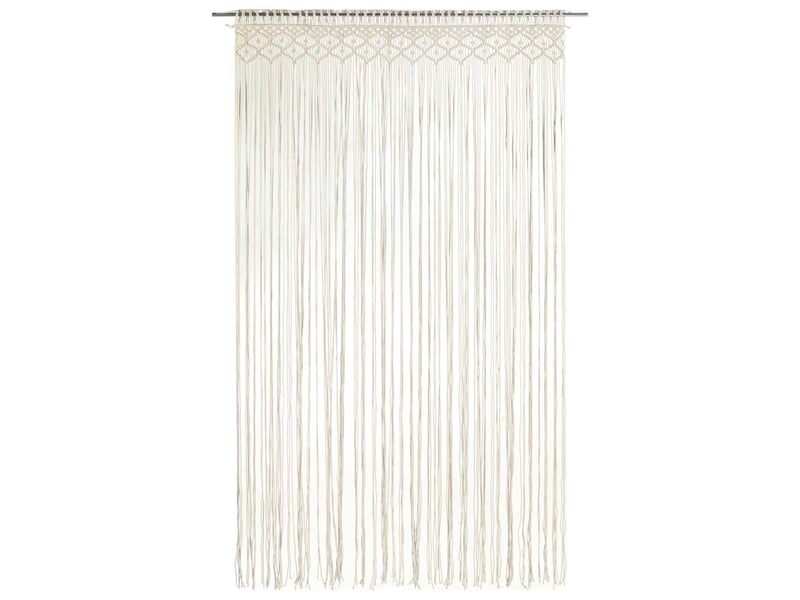  Rideau en macramé, rideau de porte 140x240 cm coton cf43855  - Conforama A