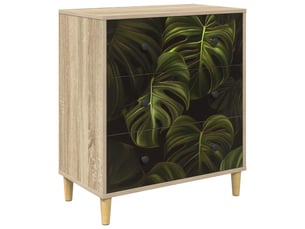 Commode 1 tiroir(s) <strong></strong> <strong></strong> coloris bois clair largeur 66 cm