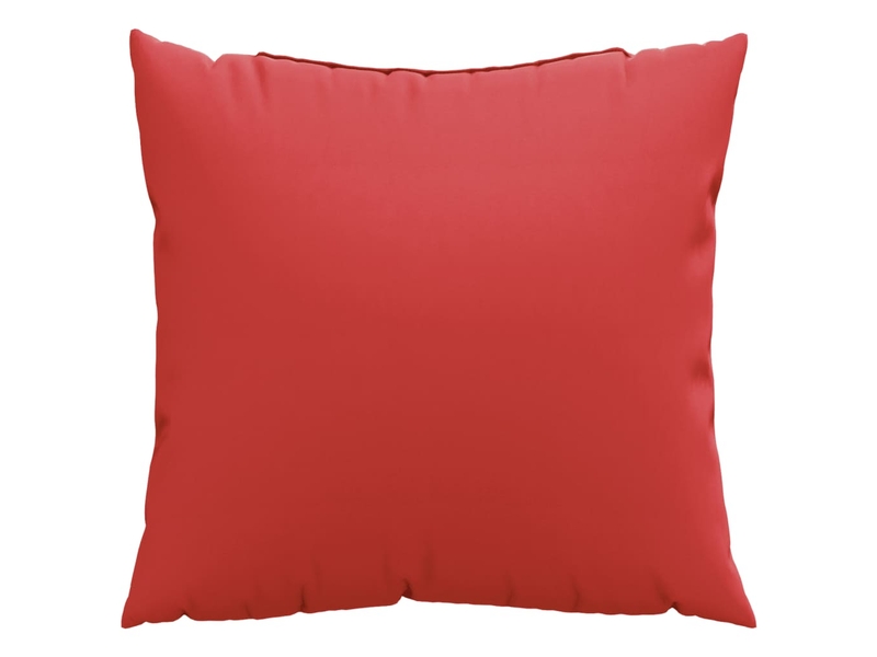  Lot de 4 coussins de canapé, coussins décoratifs rouge 60x60 cm tissu cf59243  - Conforama C