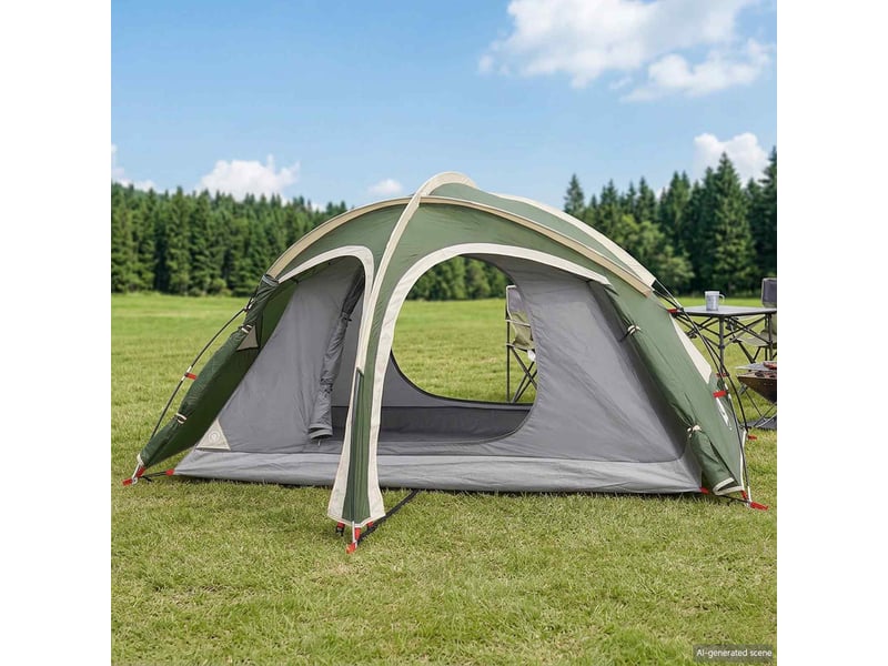  Tente de camping, tente de trekking avec housse de pluie résistante à l'eau shl50919  - Conforama B