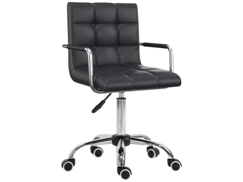  Chaise de bureau ergonomique avec accoudoirs, réglable 46-61 cm, pour bureau et télétravail  - Conforama A