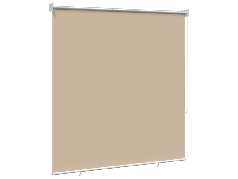  Store enrouleur, store roulant extérieur protection uv beige polyester cf47477  - Conforama D