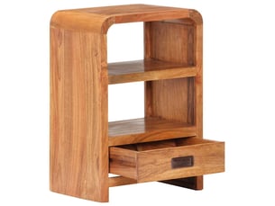 Table de chevet - cabinet de chevet - table de nuit 40x30x60 cm bois acacia massif et finition miel