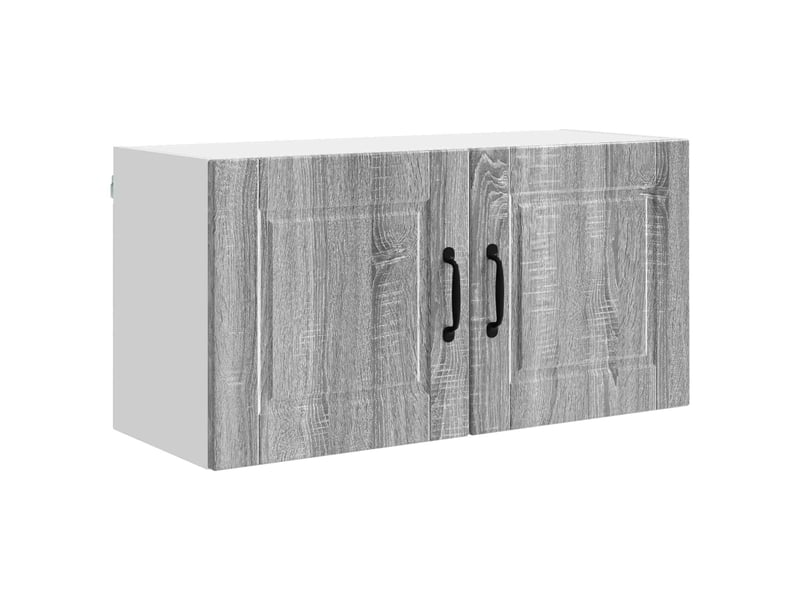  Meuble mural de cuisine, armoire de cuisine gris sonoma 80x31x40cm  - Conforama A
