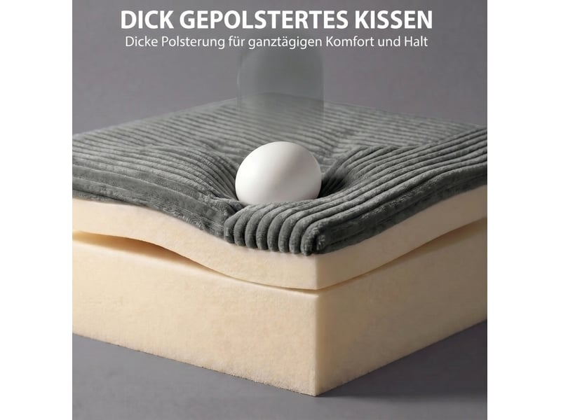  Canapé-lit 188x100x84 cm dossier réglable bois gris  - Conforama D