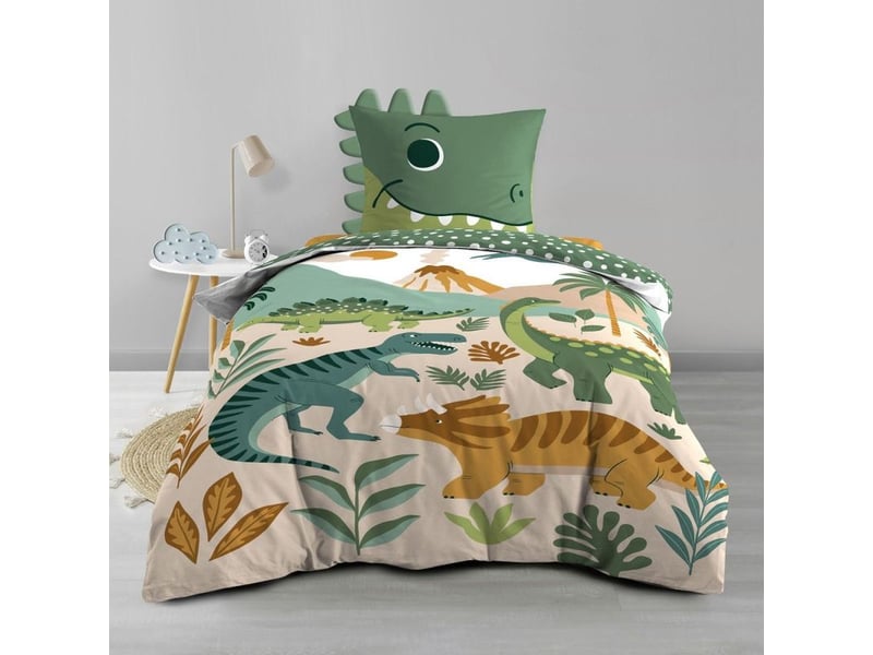  Housse de couette 140x200 + 1 taie kidino  coton  - Conforama A