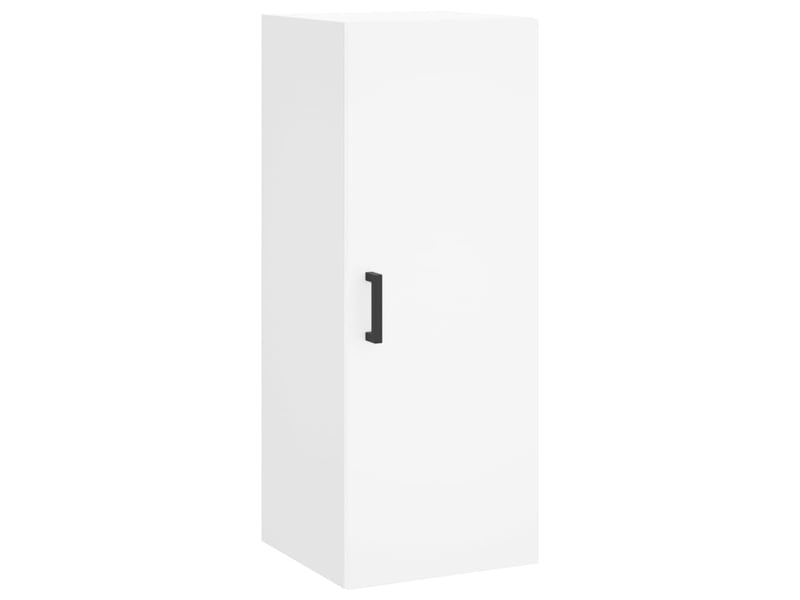  Buffet haut - bahut - meuble de rangement blanc 34,5x34x180 cm bois d'ingénierie  - Conforama E