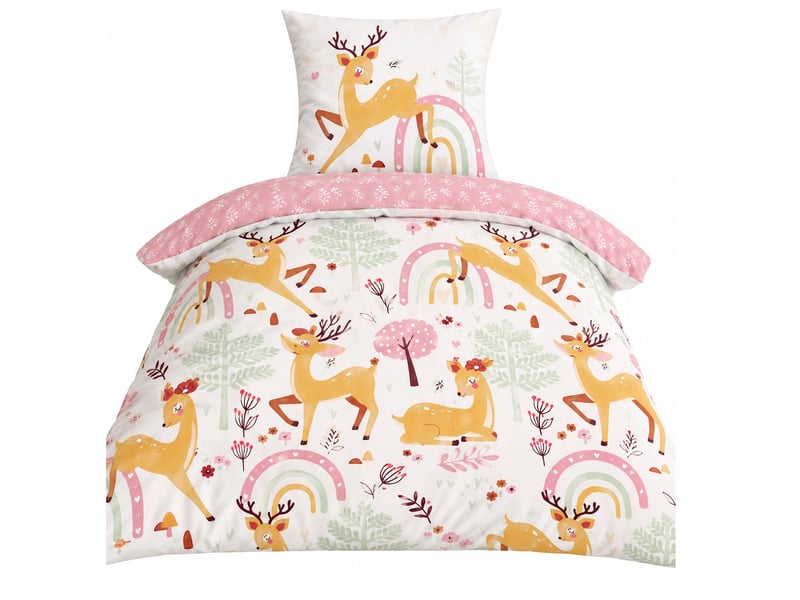  Parure de lit enfant 140x200 cm microfibre bambina PD23282 - Conforama A