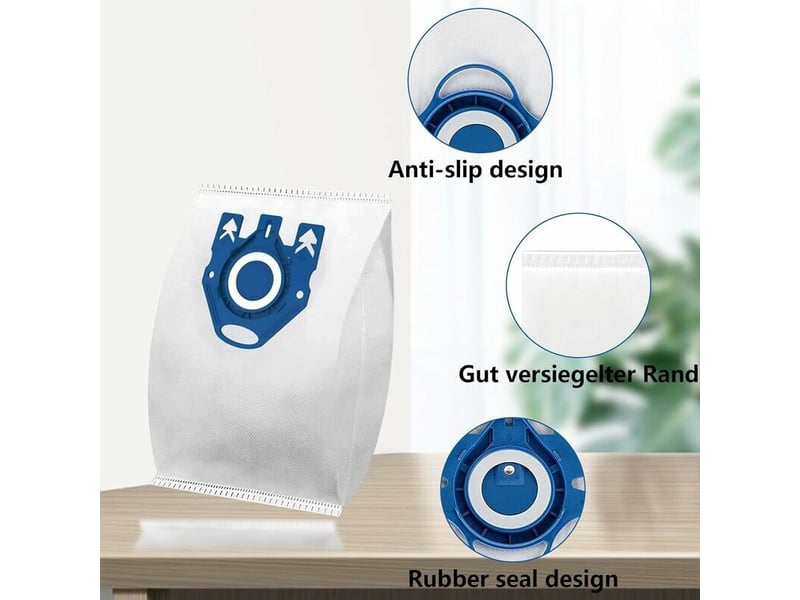  8 pièces sacs d’aspirateur compatibles avec, complete c2 c3, classic c1, s2000 s5000 s8000, sacs à poussière pièces de rechange  - Conforama C