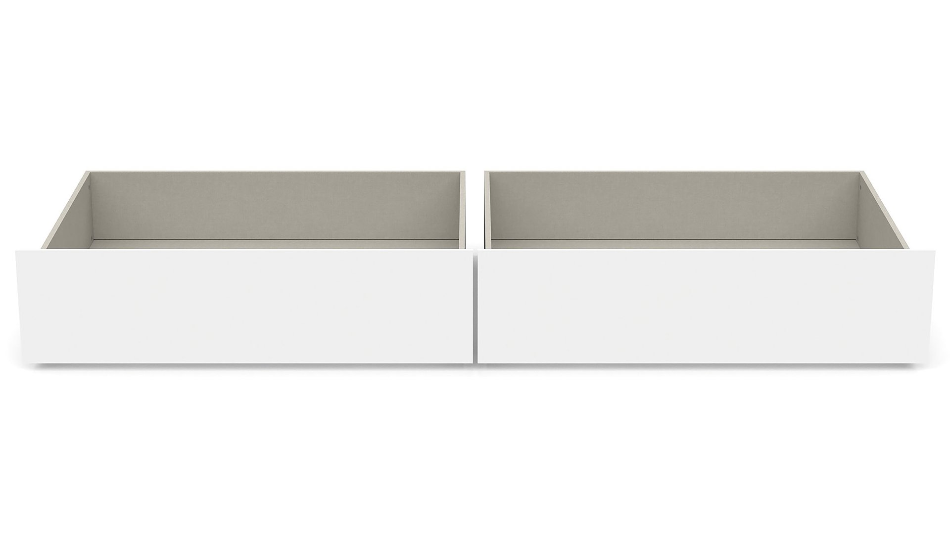 Tiroir de lit Option rangement MOZAIK coloris blanc bois clair 26.8 Conforama