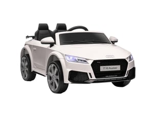 Voiture électrique enfant véhicule électrique enfant audi tt rs 12 v 30 w v. Max. 3 kmh télécommande 2,4g effets sonores + lumineux blanc