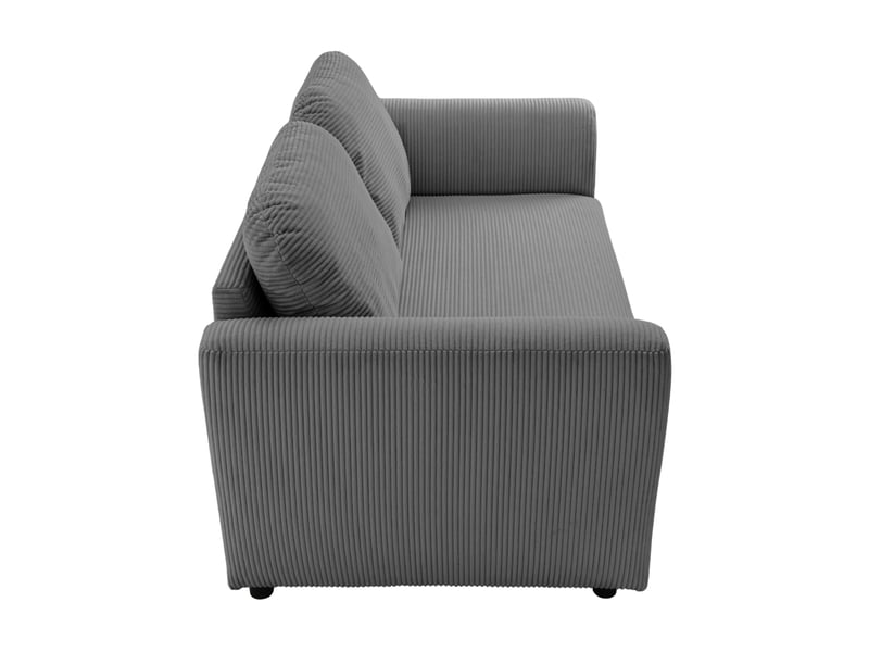  Canape droit fixe gris 2 places  - Conforama E