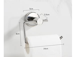 Support papier toilette mural – dérouleur wc sans perçage