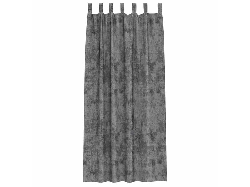  Lot de 2 rideaux en velours, rideaux de fenêtre gris 245 x 140 cm velours cf44207  - Conforama D