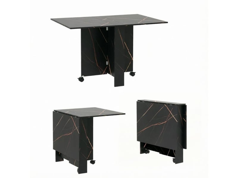Table à manger table repas multifonctionnelle structure pliante format table basse usage polyvalent - Conforama A