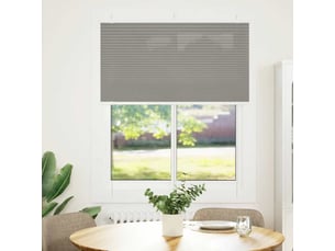 Store plissé, store de fenêtre anthracite 105x150 cm largeur du tissu 104,4 cm cf46680