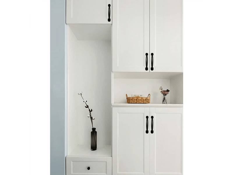  Unités de poignée pour porte de cuisine, armoire, placard, tiroir, meubles de chambre à coucher, distance entre les trous de fixation en mm  - Conforama D