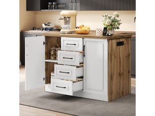 Bar coloris marron CozyNest - 120 cm