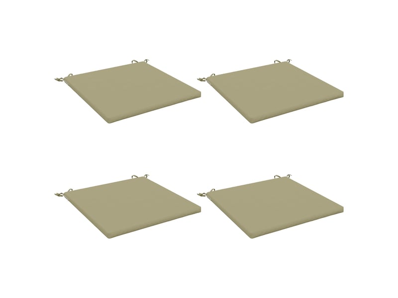 Lot de 4 coussins de siège, coussins d'assise soest 100 % polyester cf60184 - Conforama A