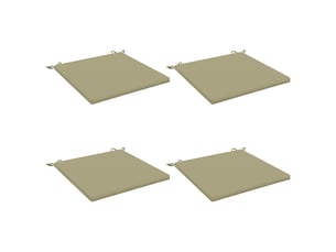 Lot de 4 coussins de siège, coussins d'assise soest 100 % polyester cf60184