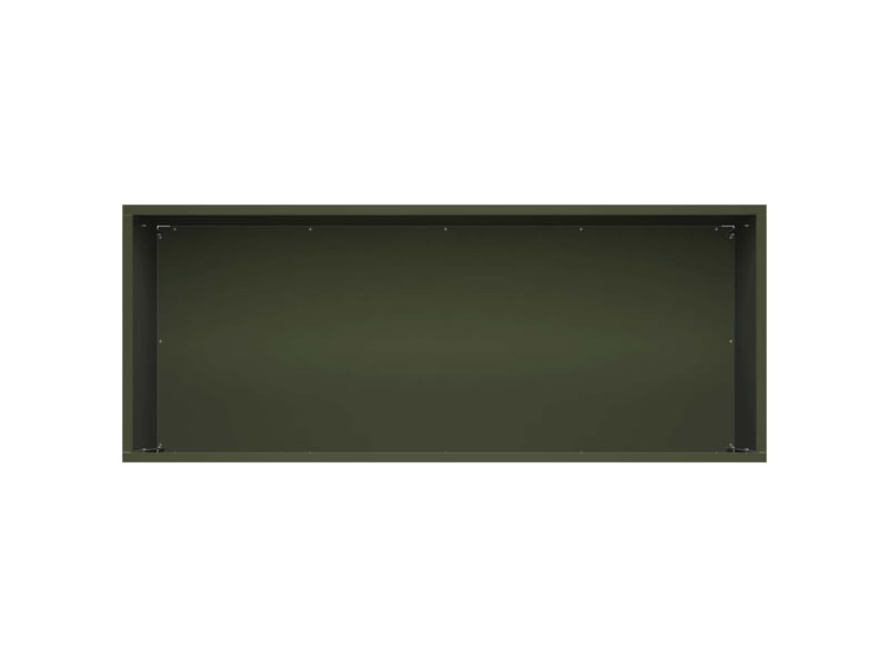  Jardinière - cache-pot de jardin vert olive 80 x 40 x 40 cm  - Conforama D