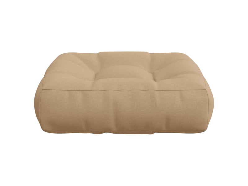 Lot de 4 coussins de siège, coussins d'assise vianen 100 % polyester sable cf60661 - Conforama D