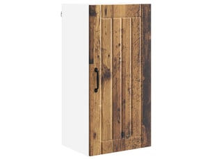 Meuble mural de cuisine, armoire de cuisine bois ancien 40x31x80cm shl2622